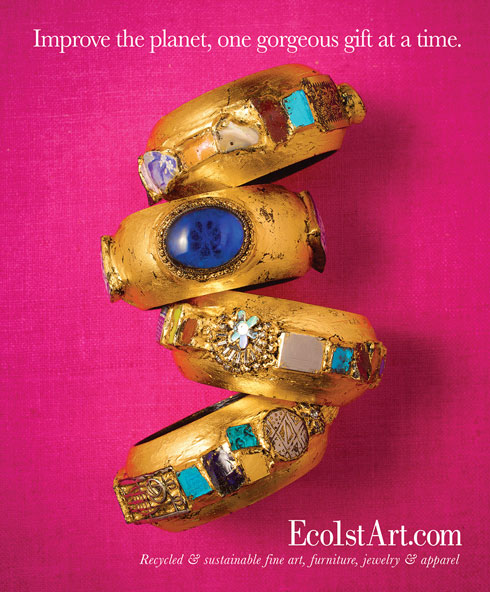 Eco 1st Art Elle Decor feature article December 2010.