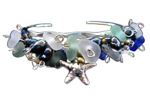 Marla Kunselman Eco-Friendly jewelry designer recycles sea glass creating beautiful jewelry.